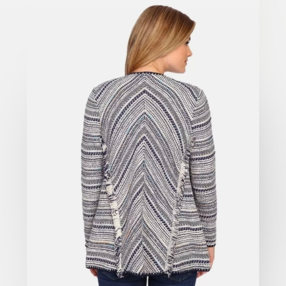 Lucky Brand Fringe Knit Cardigan - Picture 2 of 6